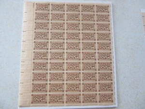 US Stamps Scott 1071 - 1955-Fort Ticonderoga - 3¢ - sheet of 50 - MNH - Picture 1 of 2