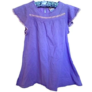 Floatmini Girls Cover Up Size 6 6X Embroidered Crochet insert Swim Dress - Picture 1 of 6