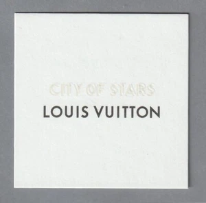 Carte publicitaire- advertising card - City of Stars de Louis Vuitton - Imagen 1 de 1