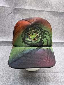 VINTAGE Volcom Hat Snap Back Adult One Size Multicolor Polyester Trucker Skate - Picture 1 of 12