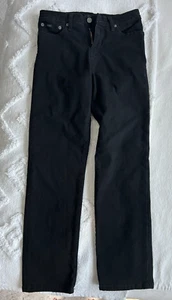 NWOT Polo Ralph Lauren kids boy's size 14 solid black hampton denim jeans - Picture 1 of 2