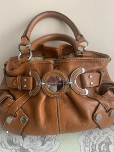 Fabulous Rare Tan Colour KAREN MILLEN Medium Size Ladies Handbag - Picture 1 of 10