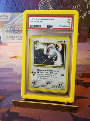 Lugia Pokemon TCG Neo Genesis 2000 Holo Rare Card PSA 7 9/111 - Image 1 of 2