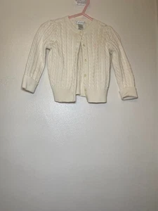 Baby Girl Ralph Lauren Cardigan Sweater Size:18 Months Pre-owned - Picture 1 of 4
