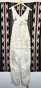 big mac vintage Maler Latzhose Gr. 36x32 beige distressed True Vintage  - Bild 1 von 15