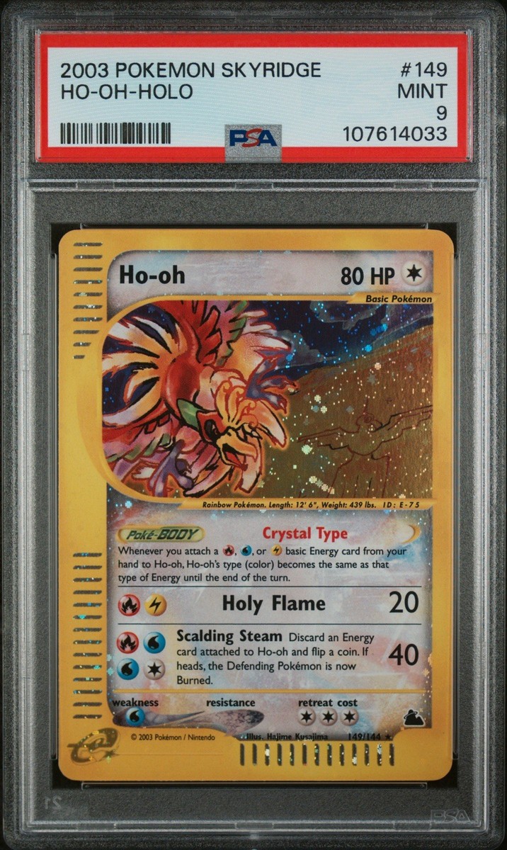 Ho-Oh Pokémon TCG Skyridge Collectible Individual Card Games Ho-Oh Pokémon TCG Skyridge Collectible Individual Card Games