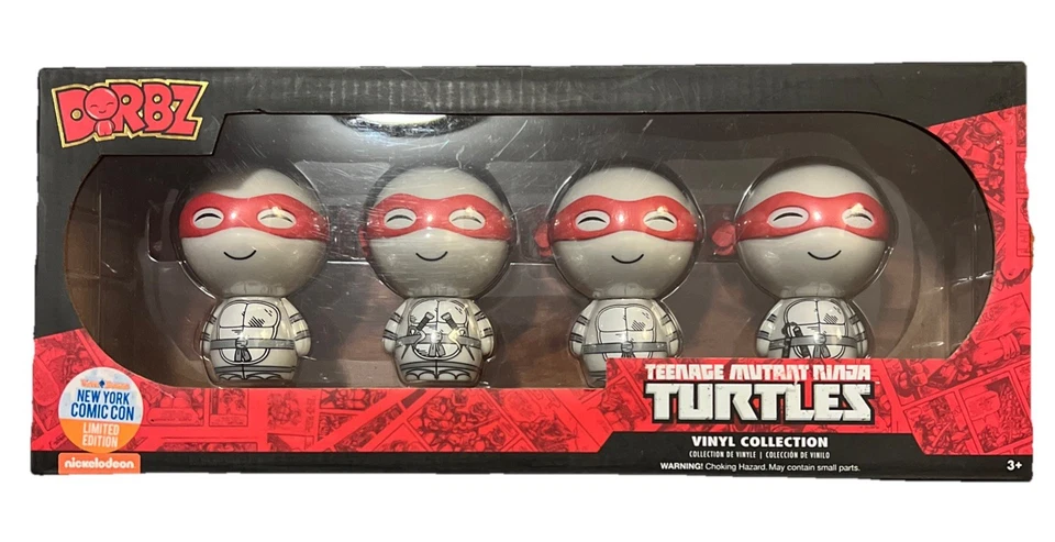 Funko Dorbz Teenage Mutant Ninja Turtles (Blanco y Negro) Exclusivo de Nueva York 2015 NUEVO Foto 1 de 2