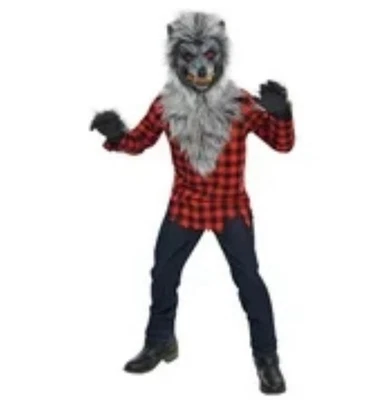 Hungry Howler Werewolf Costume Size 14-16 X-Large Complete Costume - Image 1 of 4