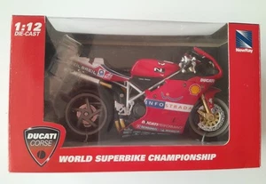 Newray Ducati 998 World Superbike Troy Bayliss 1/12 Scale Model - Picture 1 of 7