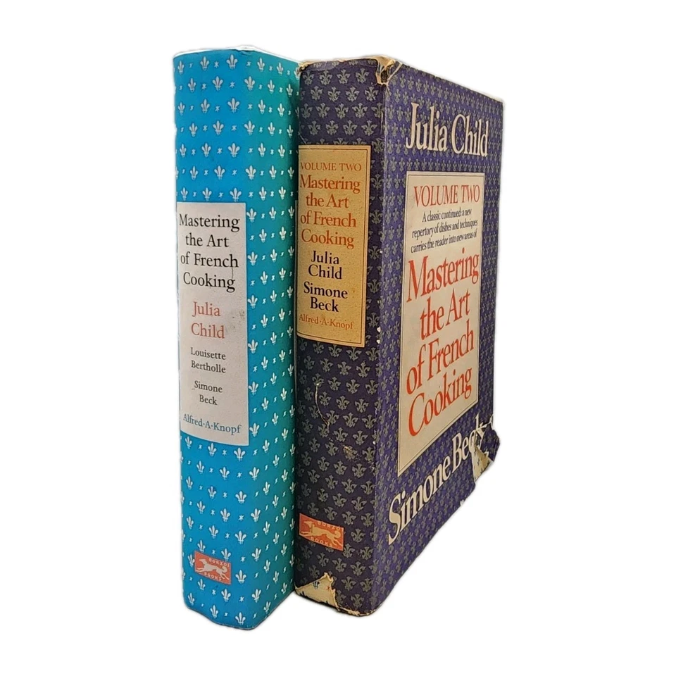 Julia Child Mastering the Art of French Cooking 2 Volumes Hardcover  - Image 1 of 4