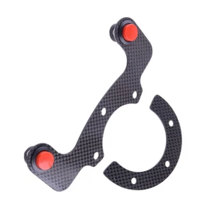 Lenkrad Tasten Set Universal Kohlefaser für MOMO Sparco OMP 6 Loch 70mm - Bild 1 von 6