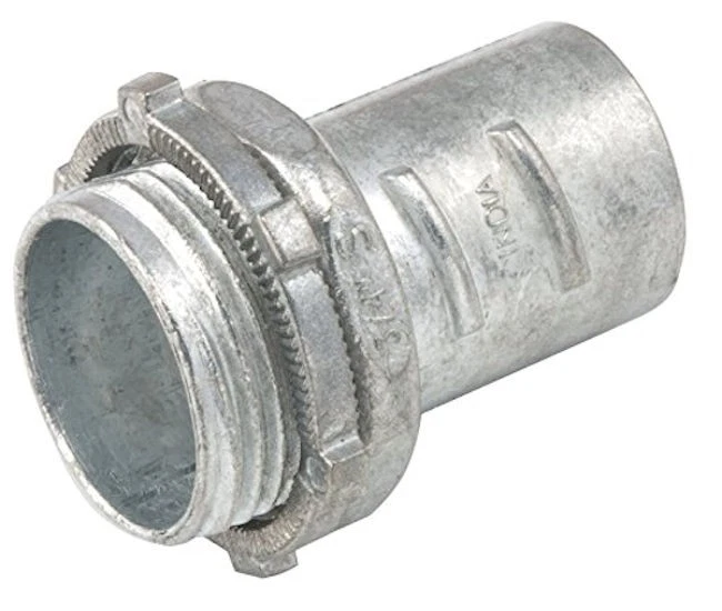 Conector atornillable flexible Hubbell-Raco 2284-15 de 1 pulgada, paquete de 15 Foto 1 de 1