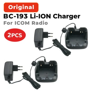 2PC BC-193 Original ICOM standard charger For IC-F3101 IC-F4101 IC-F3210 F3002 - Picture 1 of 12