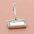 sterling silver vintage 3d moveable manual vacuum charm