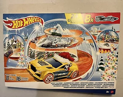 Hot Wheels 2024 Advent Calendar SET 8x Cars Winter Edition Special Discontinued - Image 1 of 4