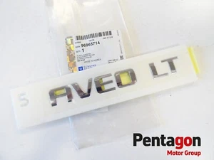 Genuine Chevrolet Aveo LT 2011-2015 Badge Emblem 96965714 obs - Picture 1 of 1