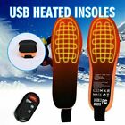 Foot Warmer Feet Sock Pads USB Rechargeable Winter Electric Heated Shoe Insoles