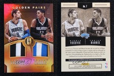 2015-16 Panini Gold Standard Golden Pairs /25 Nikola Vucevic Tobias Harris #7
