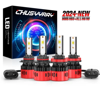 Kit combinado de bombillas LED de haz alto y bajo para Mazda CX-3 2016-2019 4 PIEZAS 6000 K Foto 1 de 4