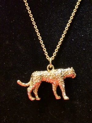 J.CREW Jaguar подвеска ожерелье ювелирных изделий недвижимости дизайнер (911) - Изображение 1 из 4