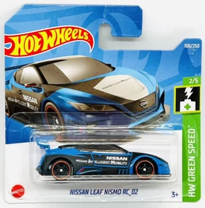 "Mattel Hot Wheels 100/250 "HW Green Speed" 2/5 Nissan Leaf Nismo RC_02, ¡sin usar sin usar! - Imagen 1 de 3