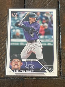 2023 Topps Update #US314 Brenton Doyle RC Rookie Colorado Rockies