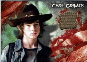 Walking Dead Survival Box 2016 Topps Relic Carl Chandler Riggs Carl Grimes Shirt - Picture 1 of 1