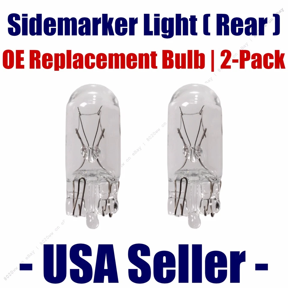 Bombilla Sidemarker (trasera) 2pk - Se adapta a vehículos Saturn listados - 192 Foto 1 de 1