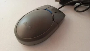 ✨ Sega Saturn Shuttle Mouse HSS-0102 Official Loose Tested Pad Grey Japan  ✨ - Imagen 1 de 9