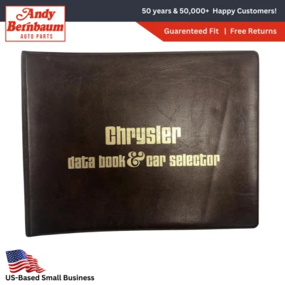 1976 Chrysler Cordoba Dealership Showroom Data Book and Car Selector Album NOS. - Image 1 of 4