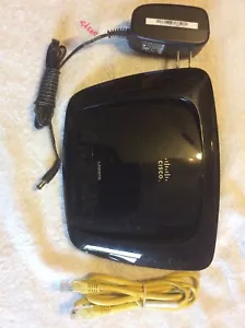 Cisco Linksys Wireless-N Broadband 4 Port Router Ultra Range Plus WRT160N V2 - Picture 1 of 9