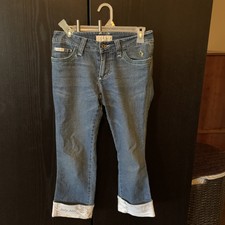 Juniors Baby Phat Cropped Stretch Jeans Size 3 VGUC