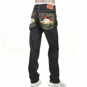 Pantalones de mezclilla RMC JEANS RMC Red Monkey Company Las Vegas para hombre índigo oscuro crudo - Imagen 1 de 4