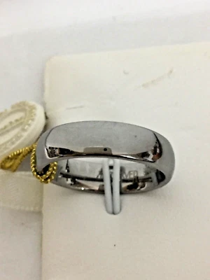 ALIANZA DE BODA DE CARBURO DE TUNGSTENO TALLA 10 TALLADA Foto 1 de 4