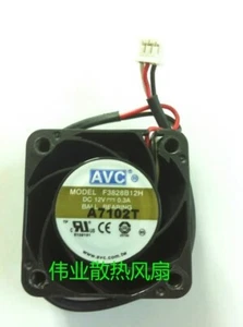 AVC F3828B12H DC12V 0.3A 38MM 3-Pin Server Cooling Fan - Picture 1 of 2