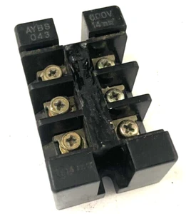 Fuji AYBS043 Terminal Block 600V - Picture 1 of 4
