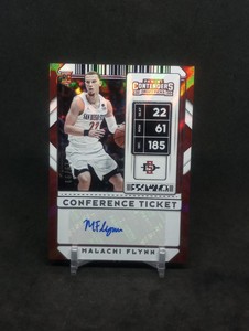 2020-21 Panini Contenders Draft Picks Conference Ticket Malachi Flynn Auto /99 