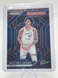 2023-24 WNBA Prizm Monopoly Brittney Griner Red And Black Icons SP - Bild 1 von 2