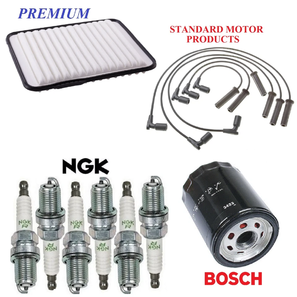 Tune Up Kit Filters Wire Spark Plug For CHEVROLET MALIBU V6 3.5L 2009-2010 - Image 1 of 1