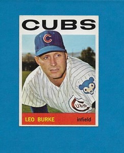 1964 Topps #557 High# Leo Burke Chicago Cubs Centered EXMT-/EX++