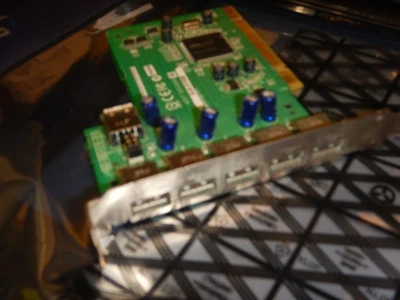 Adaptec 6 Port USB 2.0 Card , PCI, Mac *Used* AUA-5100B - Image 1 of 3