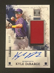 Kyle DeBarge 2025 Panini Impeccable Elegance Auto Patch Relic /99 Twins - Picture 1 of 2