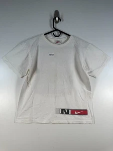 Vtg Nike Kids Boys Swoosh Sport World Class Athletic T Shirt White Sz L 18x22.5 - Picture 1 of 13