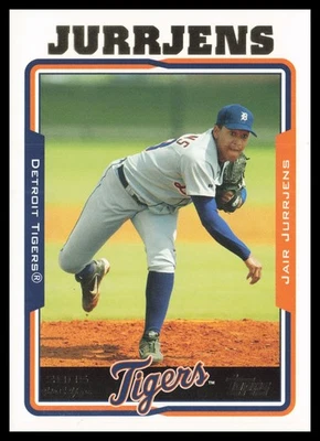2005 Topps Updates & Highlights #UH282 Jair Jurrjens Detroit Tigers Baseball - Image 1 of 2
