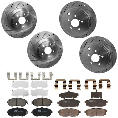 KIT-073024-9217 TRW Juego de 4 ruedas discos de freno y kits de pastillas delanteras y traseras para FR-S Foto 1 de 4