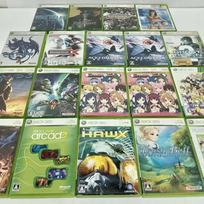 lot of 19 Xbox 360 NTSC-J Japan kuchibashi17 ACECOMBAT/WinningEleven/BLUE DRAGON - Image 1 of 4