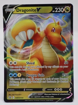 Pokemon - Dragonite V #SWSH154 - SWSH: Sword & Shield Promo Cards Holo - Image 1 of 2