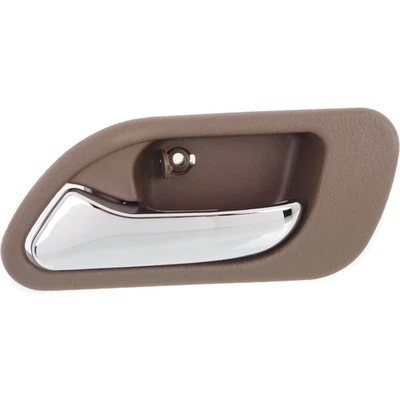 Door Handle For 2001-2006 Acura MDX Rear Left Brown w/Chrome Lever Plastic - Image 1 of 4