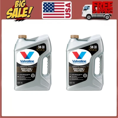2Pack Valvoline Restore & Protect Full Synthetic 5W-30 Motor Oil 5 QT - Image 1 of 4