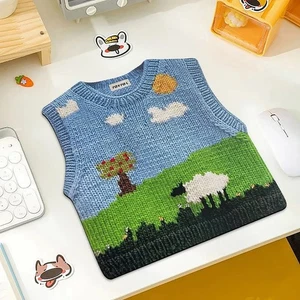 Creative Cute Sweater Printed Mouse Pad Anti-slip Thickened Keyboard Mice Mat - Afbeelding 1 van 20